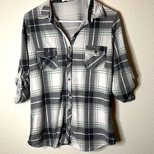 CUTE PLAID FLANNEL SHIRT